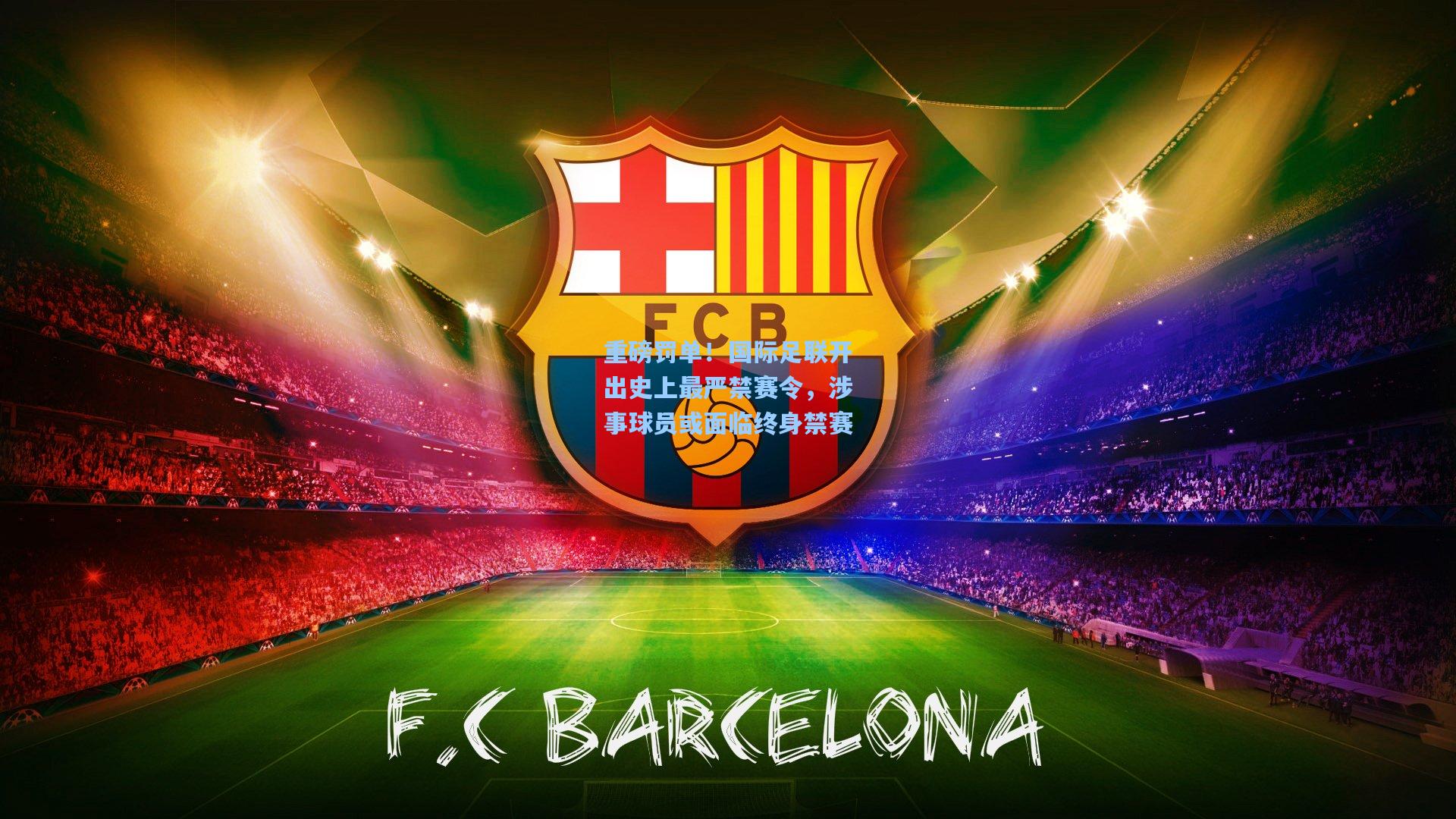 重磅罚单！国际足联开出史上最严禁赛令，涉事球员或面临终身禁赛